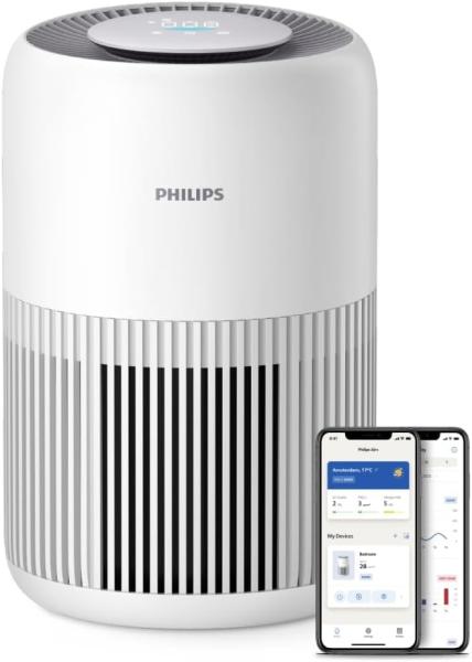 Image Philips AC0950/10 Série 900 - Purificateur d'air - Filtre HEPA NanoProtect + filtre à charbon actif - Blanc