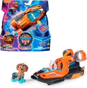 Image La Super Patrouille Le Film Paw Patrol - Véhicule + Figurine Zuma - Dès 3 Ans