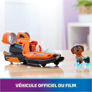 Image La Super Patrouille Le Film Paw Patrol - Véhicule + Figurine Zuma - Dès 3 Ans