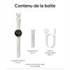 Image Smartwatch Wifi Google Pixel Watch 3 (41 mm) Wear OS 128Go - Boîtier Argent Poli + Bracelet Coloris Porcelaine