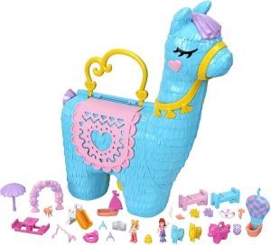 Image Coffret Lama Monster High HHX74 Polly Pocket - Grand Pack Surprises Soirée Pyjama - Dès 4 Ans
