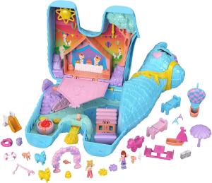 Image Coffret Lama Monster High HHX74 Polly Pocket - Grand Pack Surprises Soirée Pyjama - Dès 4 Ans