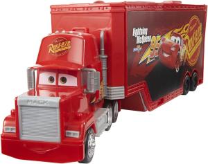 Image Coffret Mack Cars Mattel HDC75 Disney Pixar - Transformable 2 en 1 camion et atelier de tuning