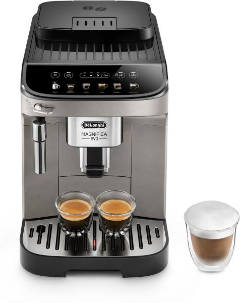 Image Machine Expresso De’Longhi ECAM29042TB Magnifica Evo - Cafetière A Grains - 1,8l - 2 Tasses à la fois - 1450W - Noir Titane