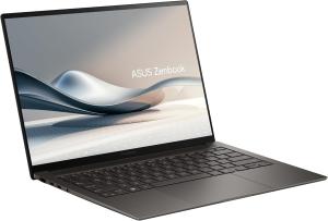 Image PC Portable  14" 3K Asus Zenbook S 14 AI-UX5406-68W (Core Ultra 7, RAM 32Go, SSD 1To, Win 11) - Gris foncé