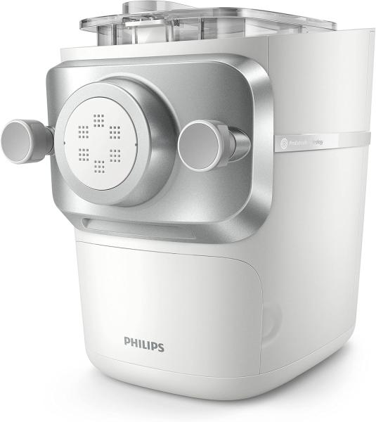 Image Machine à Pâtes Philips HR2660/00 Series 7000 -  6 Disques De Mise En Forme - Technologie ProExtrude - Blanc