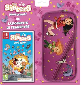 Image Pack Les Sisters - Bundle Avec Code De Téléchargement Du Jeu Sur Switch "Les Sisters Show Devant!" + Housse Console