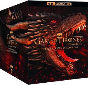 Image [Blu-ray] Game of Thrones - Le Trône de Fer - L'Intégrale des saisons 1 à 8 - UHD 4K
