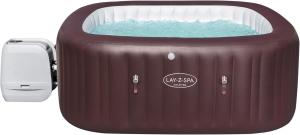 Image Spa Gonflable Lay-Z BESTWAY Maldives Hydrojet Pro™ 4 - Carré - 6 personnes, Brune