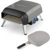 Image Four à pizza à gaz Tefal JM412010 Pizza Pronto - Pierre rotative à 360° - Gris Noir