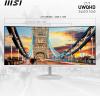 Image Écran PC Incurvé 34" MSI Pro MP341CQW - Dalle VA 1500R - 100Hz - Blanc