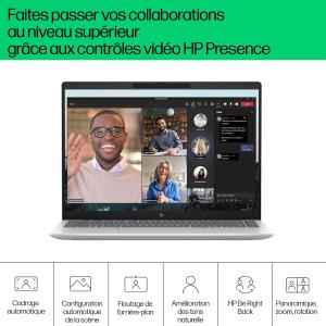 Image PC Portable 14" HP 960P6EA Pavilion (Core i71355U, RAM 16Go, SSD 512Go, Win 11) - Argent