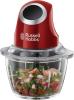 Image Mini hachoir électrique Russell Hobbs 24660-56 - Bol en verre 500ml - Rouge