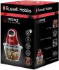 Image Mini hachoir électrique Russell Hobbs 24660-56 - Bol en verre 500ml - Rouge