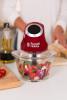 Image Mini hachoir électrique Russell Hobbs 24660-56 - Bol en verre 500ml - Rouge
