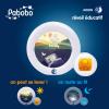Image Veilleuse & Réveil Pabobo x Kid Sleep - Moon 3 en 1 - Réveil Educatif - Blanc