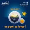 Image Veilleuse & Réveil Pabobo x Kid Sleep - Moon 3 en 1 - Réveil Educatif - Blanc
