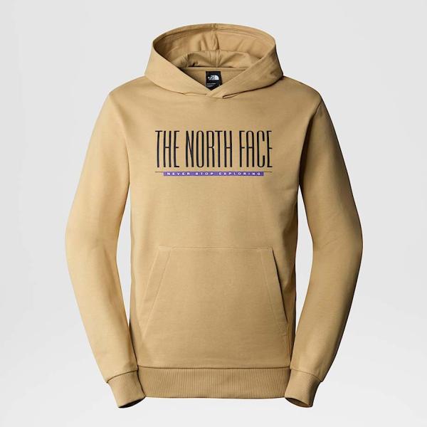 Image The North Face TNF Est 1966 - Sweat à Capuche Homme - Taille SX à XXL - Khaki Stone