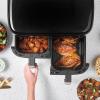 Image AirFryer Russell Hobbs 27681-56 Satisfry - Rapid Air - Friteuse sans huile 9L - 2800W - Noir