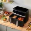 Image AirFryer Russell Hobbs 27681-56 Satisfry - Rapid Air - Friteuse sans huile 9L - 2800W - Noir