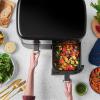 Image AirFryer Russell Hobbs 27681-56 Satisfry - Rapid Air - Friteuse sans huile 9L - 2800W - Noir