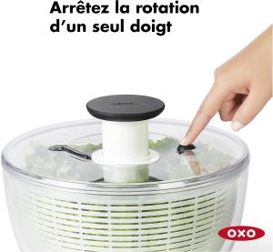 Image Essoreuse à salade OXO Good Grips 4.0, transparente, 6 L