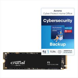 Image SSD interne 1To Crucial P3 M.2 PCIe Gen3 - Édition Acronis à 65,99€