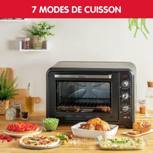 Image Four électrique Moulinex OX495810 - Chaleur Tournante - Noir