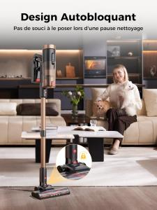 Image Aspirateur Balai sans Fil Proscenic P11 Ultra GreenEye - Or Rose