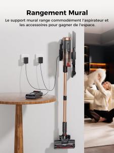 Image Aspirateur Balai sans Fil Proscenic P11 Ultra GreenEye - Or Rose