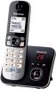 Image Téléphone Sans Fil Panasonic KX-TG6821FRB DECT - Noir / Gris