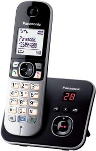 Image Téléphone Sans Fil Panasonic KX-TG6821FRB DECT - Noir / Gris