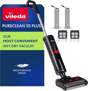 Image Aspirateur Laveur sans Fil Vileda PureClean S5 Plus + Accessoires à 279,99€
