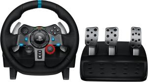 Image Pack Logitech G29 Driving Volant de Course en Cuir avec Pédales - Multiplateforme à 209,50€