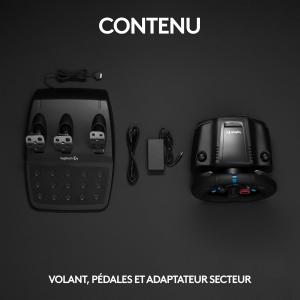 Image Pack Logitech G29 Driving Volant de Course en Cuir avec Pédales - Multiplateforme à 209,50€
