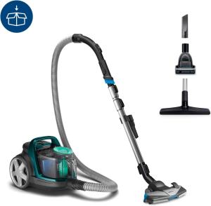 Image Aspirateur sans Sac Philips FC9555/09 PowerPro Active - Compact - Noir et Vert à 133,99€