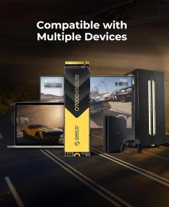 Image SSD 2To ORICO M2 - PCIe 4.0 x 4, jusqu'à 7000MB/s à 103,73€