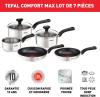 Image Set Casseroles Tefal C972S544 Comfort Max - 14/16/18 cm + couvercles 16/18 cm à 69,99€