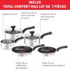 Image Set Casseroles Tefal C972S544 Comfort Max - 14/16/18 cm + couvercles 16/18 cm à 69,99€