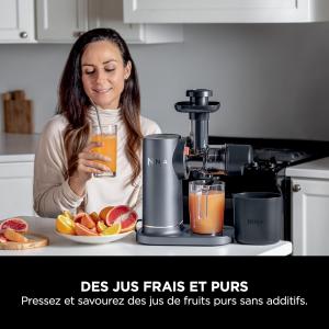 Image Extracteur de jus pression Ninja JC151EU - 1,1L - Gris à 109,99€