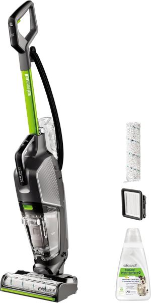Image Aspirateur Balai Laveur BISSELL 3517N CrossWave HydroSteam PET - Noir/vert à 299€