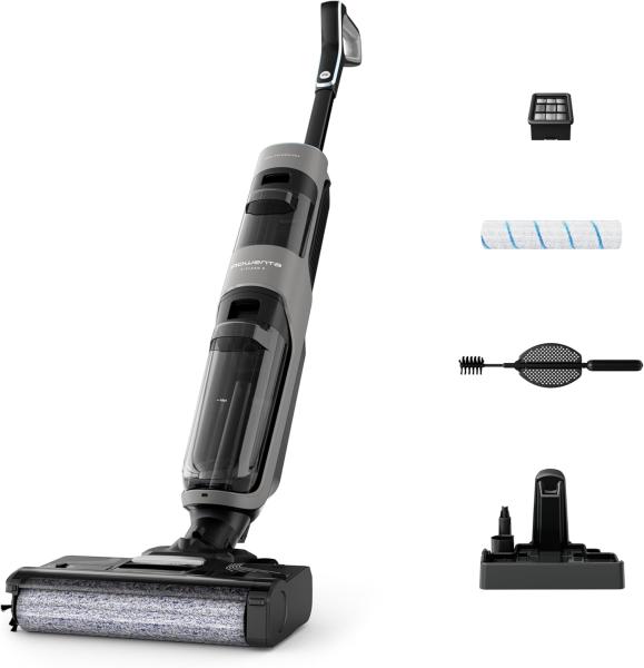 Image Aspirateur Balai Laveur sans Fil Rowenta GZ5036WO X-Clean 4 - Gris à 299,99€
