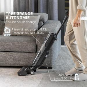 Image Aspirateur Balai Laveur sans Fil Rowenta GZ5036WO X-Clean 4 - Gris à 299,99€