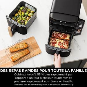 Image AirFryer NINJA SL400EUCP Double Stack XL Noir/Cuivre à 229,99€
