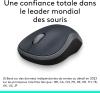 Image Souris Sans Fil Logitech M185 Gris/Noir à 9,99€