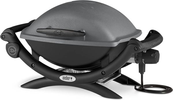 Image Barbecue électrique Weber Q1400 - Fonte Emaillée - Gris à 259,95€