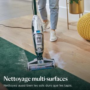 Image Aspirateur Balai Laveur BISSELL 3555N CrossWave C3 Pro - Titane à 179,99€