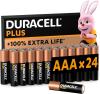 Image Pack 24 Piles AAA LR03 Duracell Plus MN2400 à 16,99€