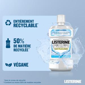 Image Pack 3 Bains de bouche Listerine Soin Blancheur