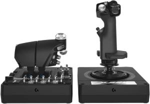 Image Système 3M avec Commande des Gaz RVB et Joystick Logitech G X56 H.O.T.A.S - Noir à 209,99€